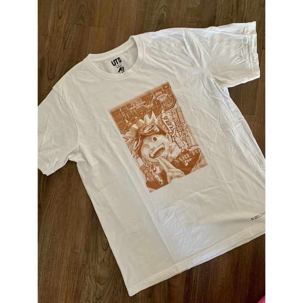 Naruto Shippuden x Uniqlo NARUTO MANGA COVER T Shirt